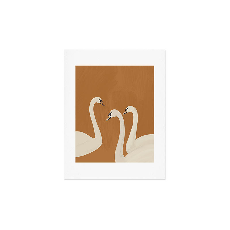 ThingDesign White Swans 2 Art Print