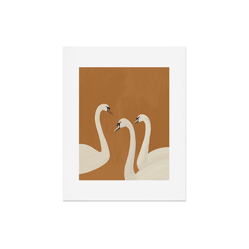 ThingDesign White Swans 2 Art Print