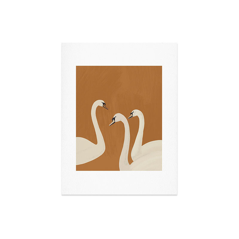 ThingDesign White Swans 2 Art Print