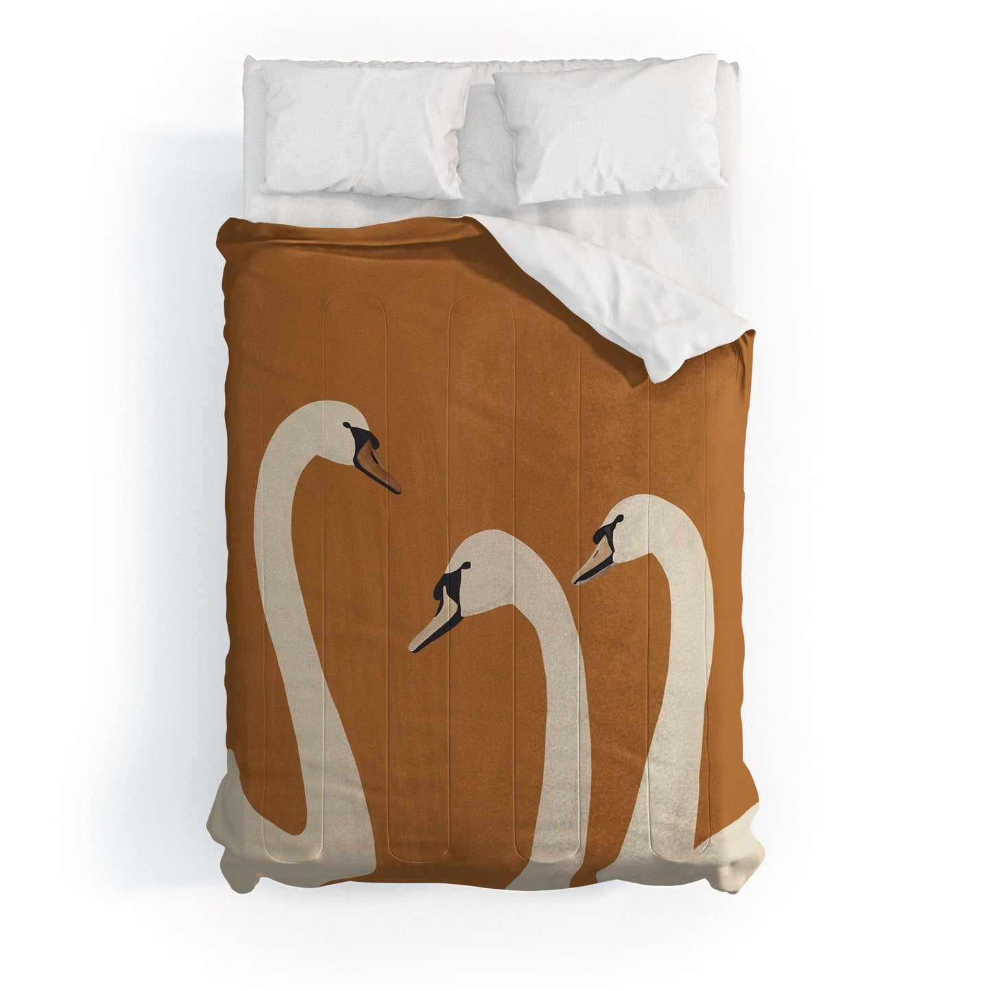 ThingDesign White Swans 2 Comforter