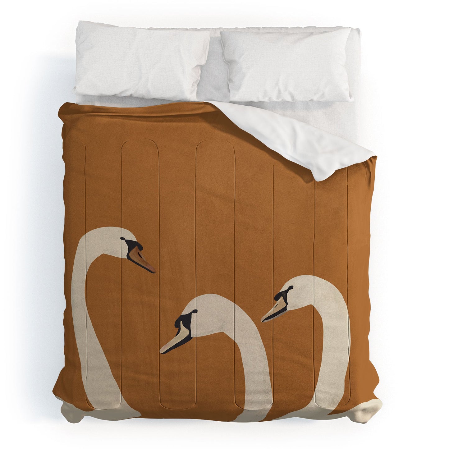 ThingDesign White Swans 2 Comforter