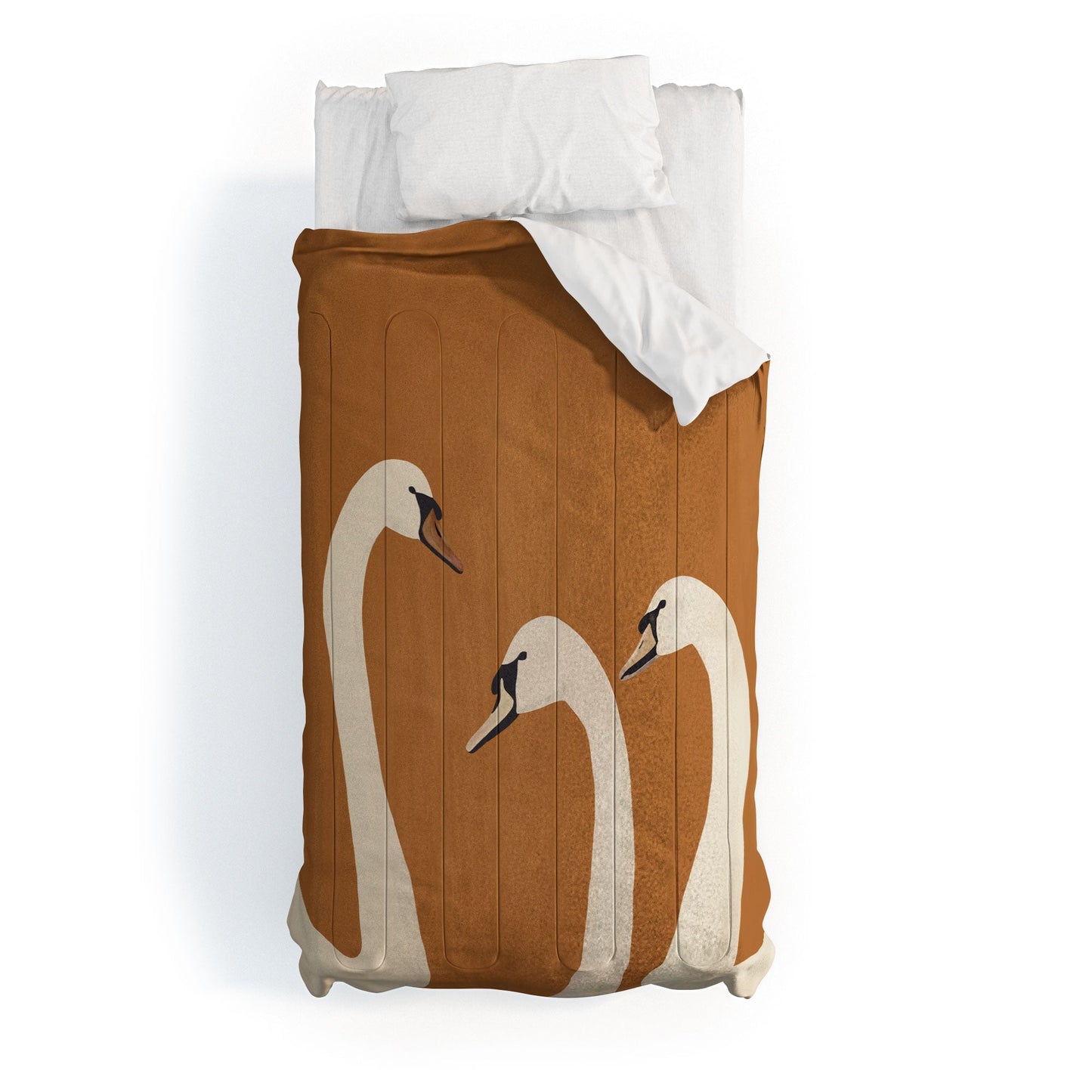 ThingDesign White Swans 2 Comforter