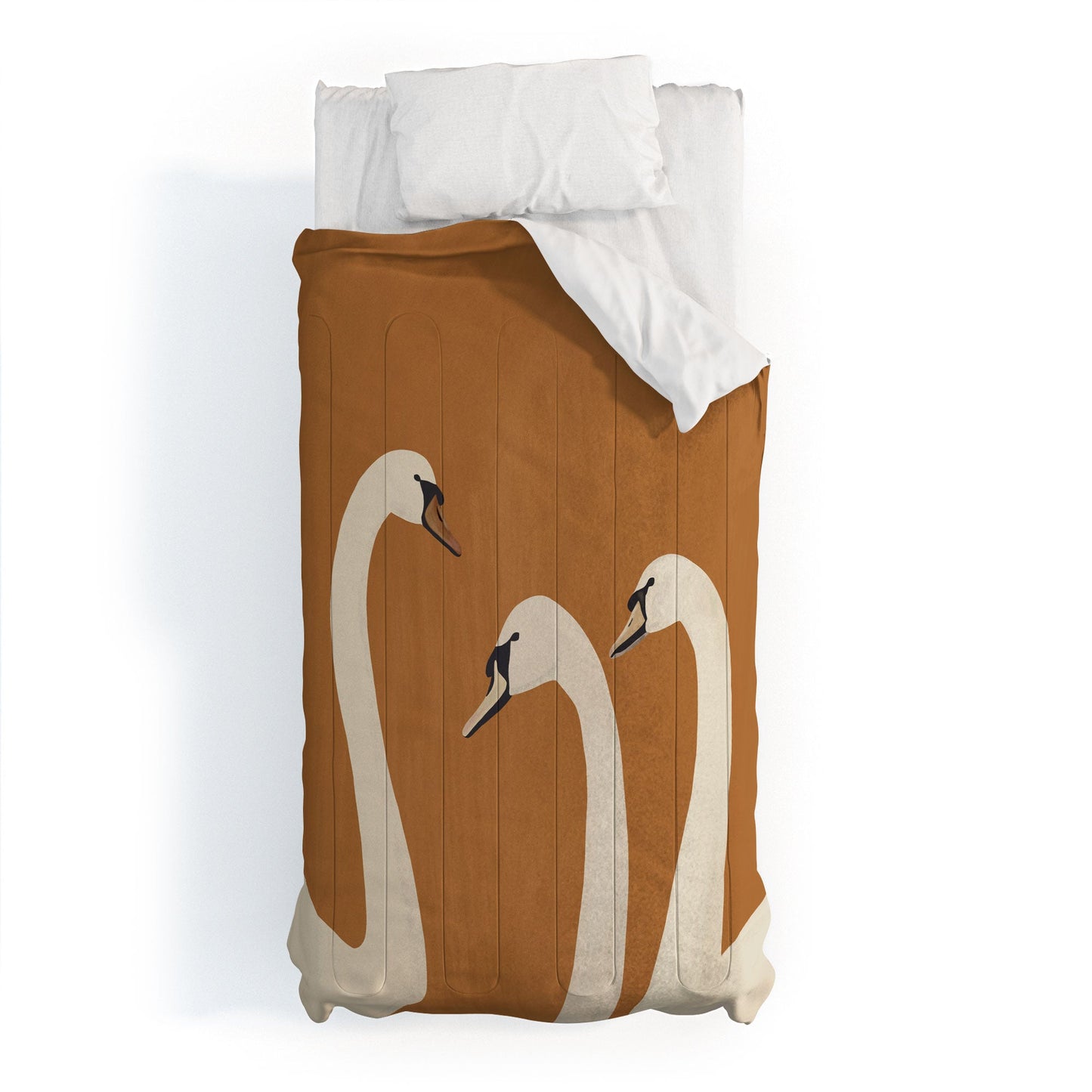 ThingDesign White Swans 2 Comforter