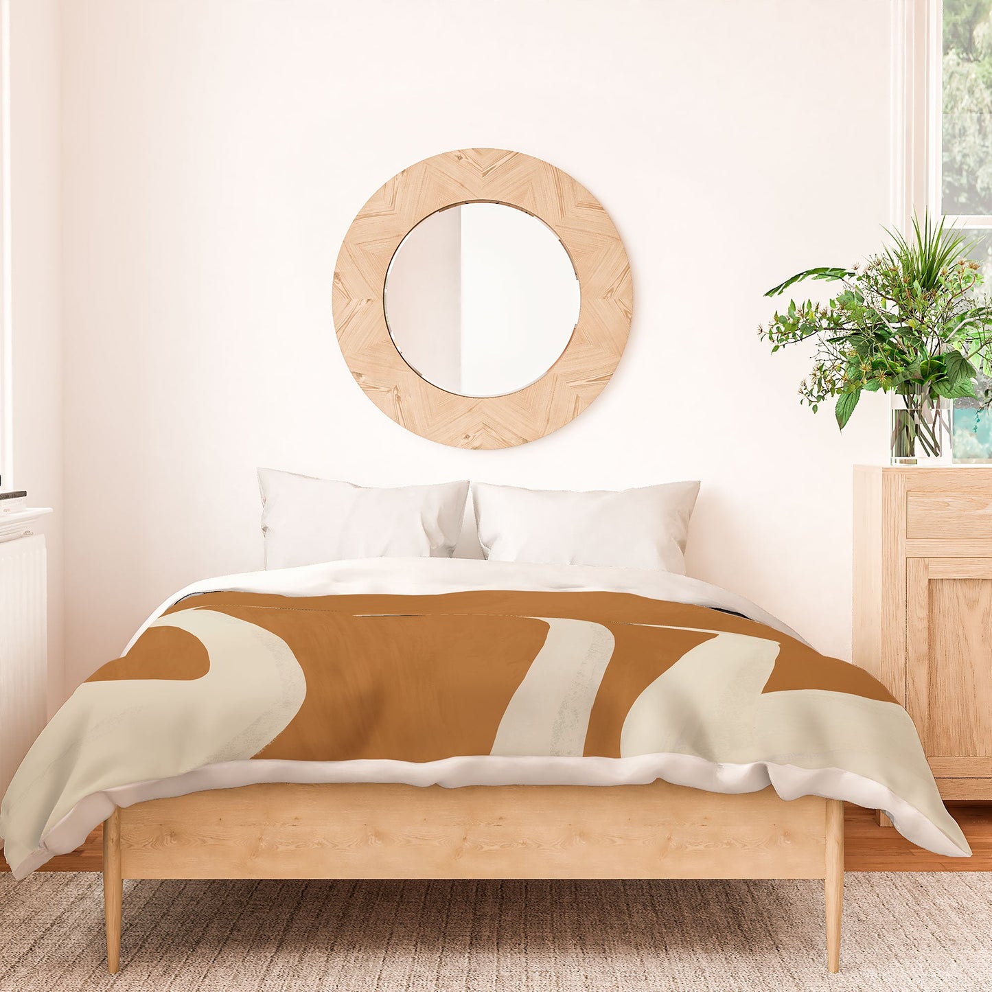 ThingDesign White Swans 2 Duvet Cover
