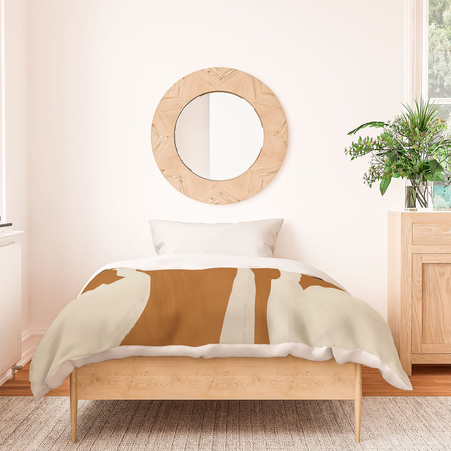 ThingDesign White Swans 2 Duvet Cover