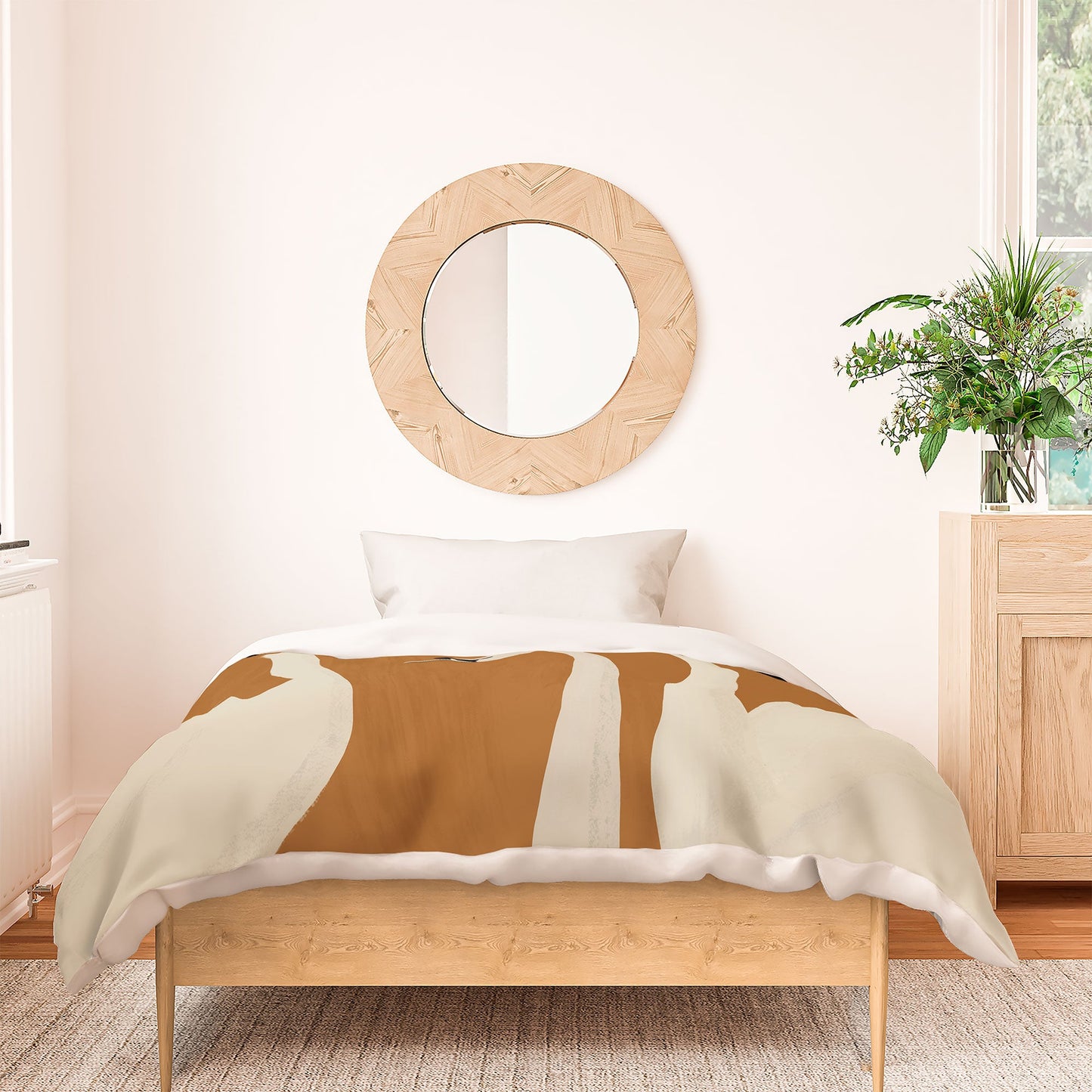 ThingDesign White Swans 2 Duvet Cover