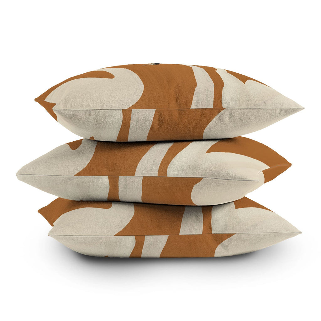 ThingDesign White Swans 2 Outdoor Throw Pillow