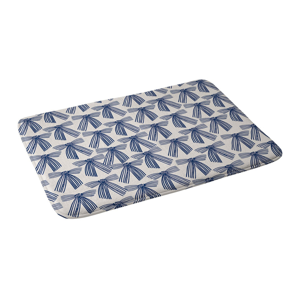 ThirtyOne Illustrations baubles bows bn artboard 1 Memory Foam Bath Mat