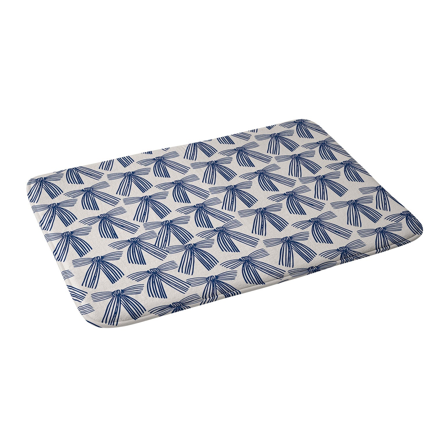 ThirtyOne Illustrations baubles bows bn artboard 1 Memory Foam Bath Mat