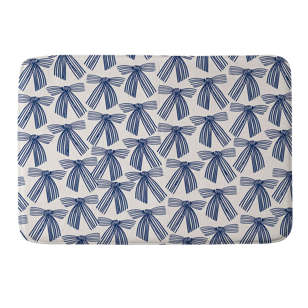 ThirtyOne Illustrations baubles bows bn artboard 1 Memory Foam Bath Mat