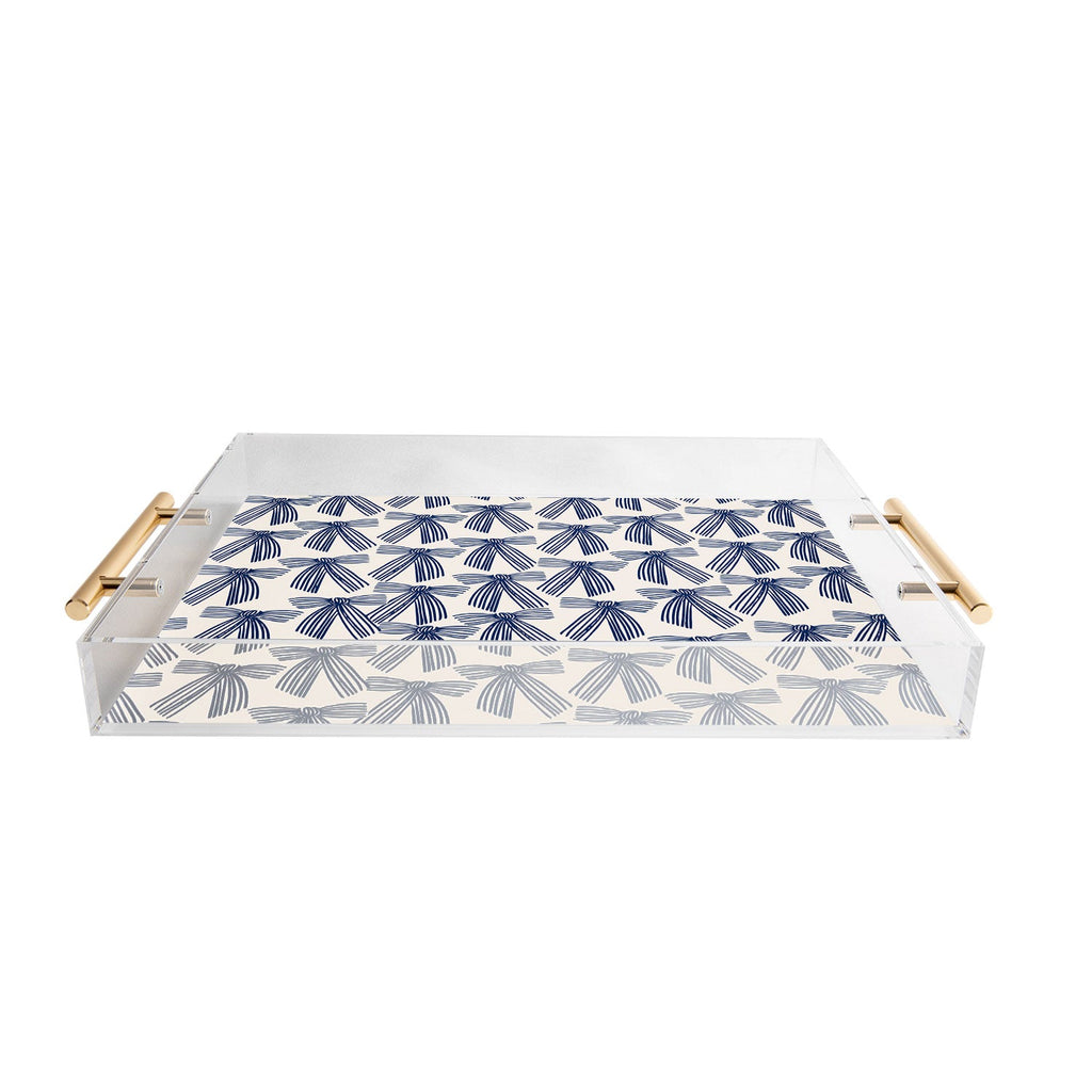 ThirtyOne Illustrations baubles bows bn artboard 1 Acrylic Tray