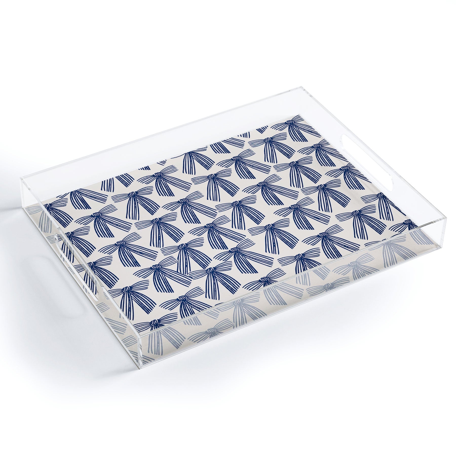 ThirtyOne Illustrations baubles bows bn artboard 1 Acrylic Tray