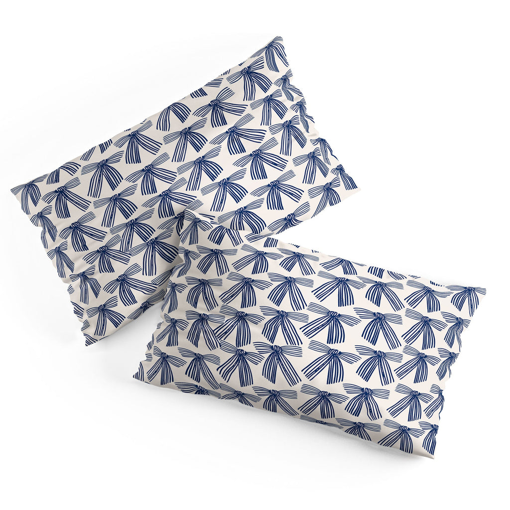 ThirtyOne Illustrations baubles bows bn artboard 1 Pillow Shams