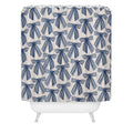 ThirtyOne Illustrations baubles bows bn artboard 1 Shower Curtain