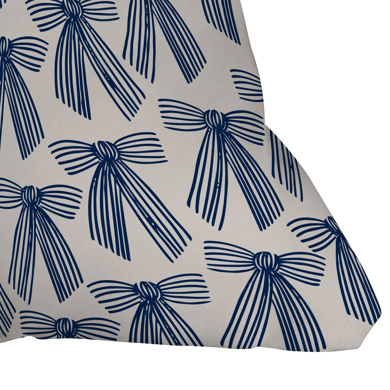ThirtyOne Illustrations baubles bows bn artboard 1 Outdoor Throw Pillow
