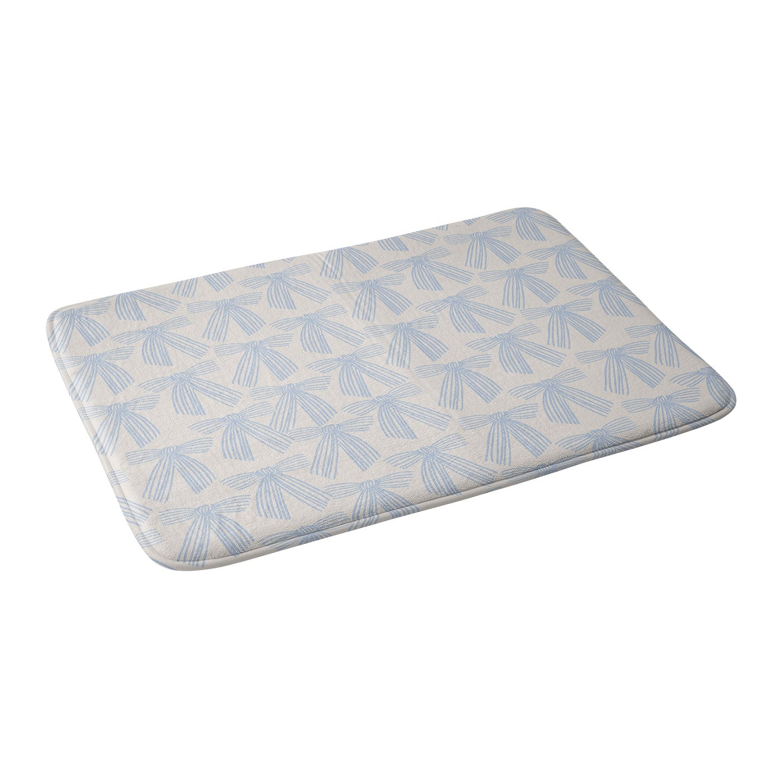 ThirtyOne Illustrations baubles bows bn artboard 2 Memory Foam Bath Mat