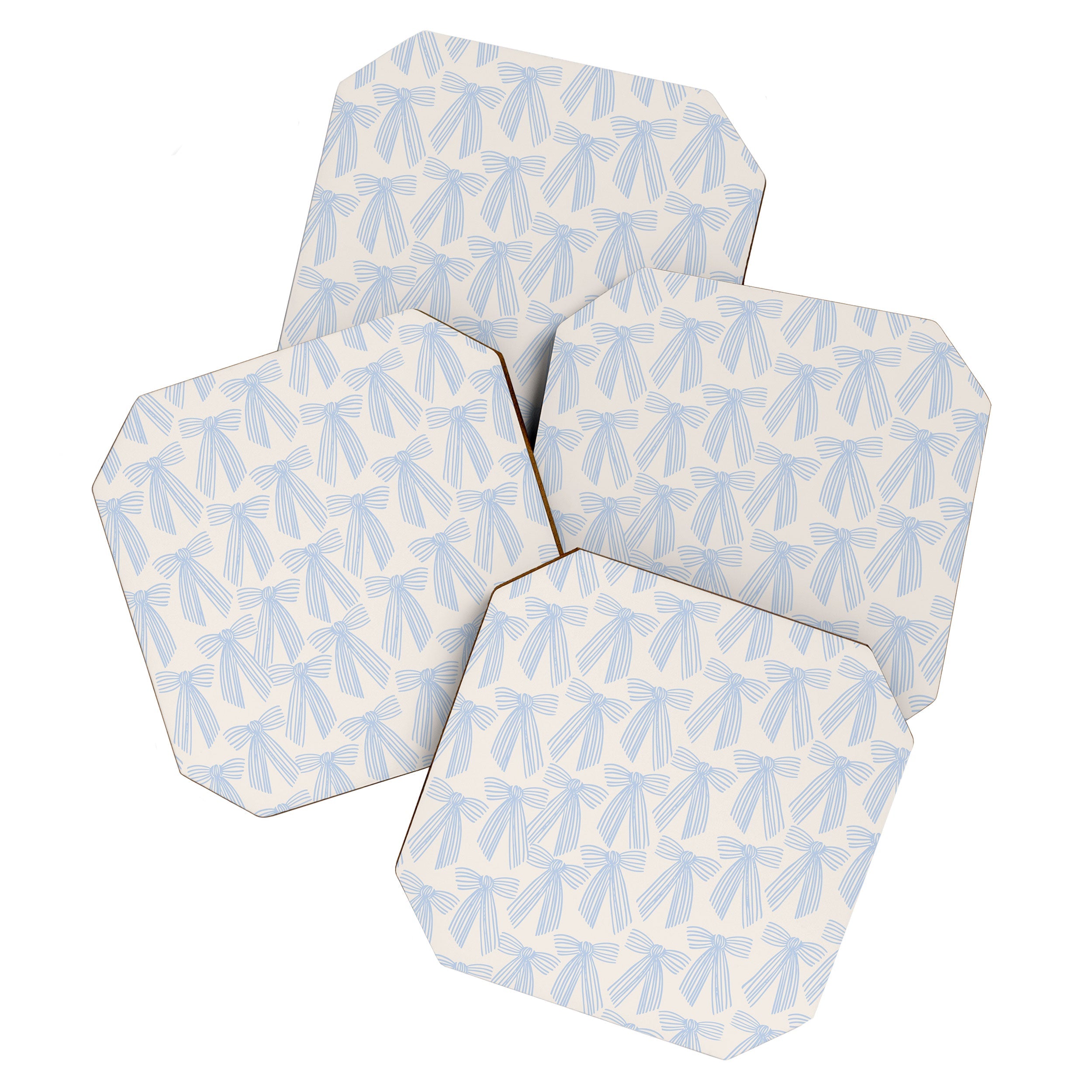 ThirtyOne Illustrations baubles bows bn artboard 2 Coaster Set
