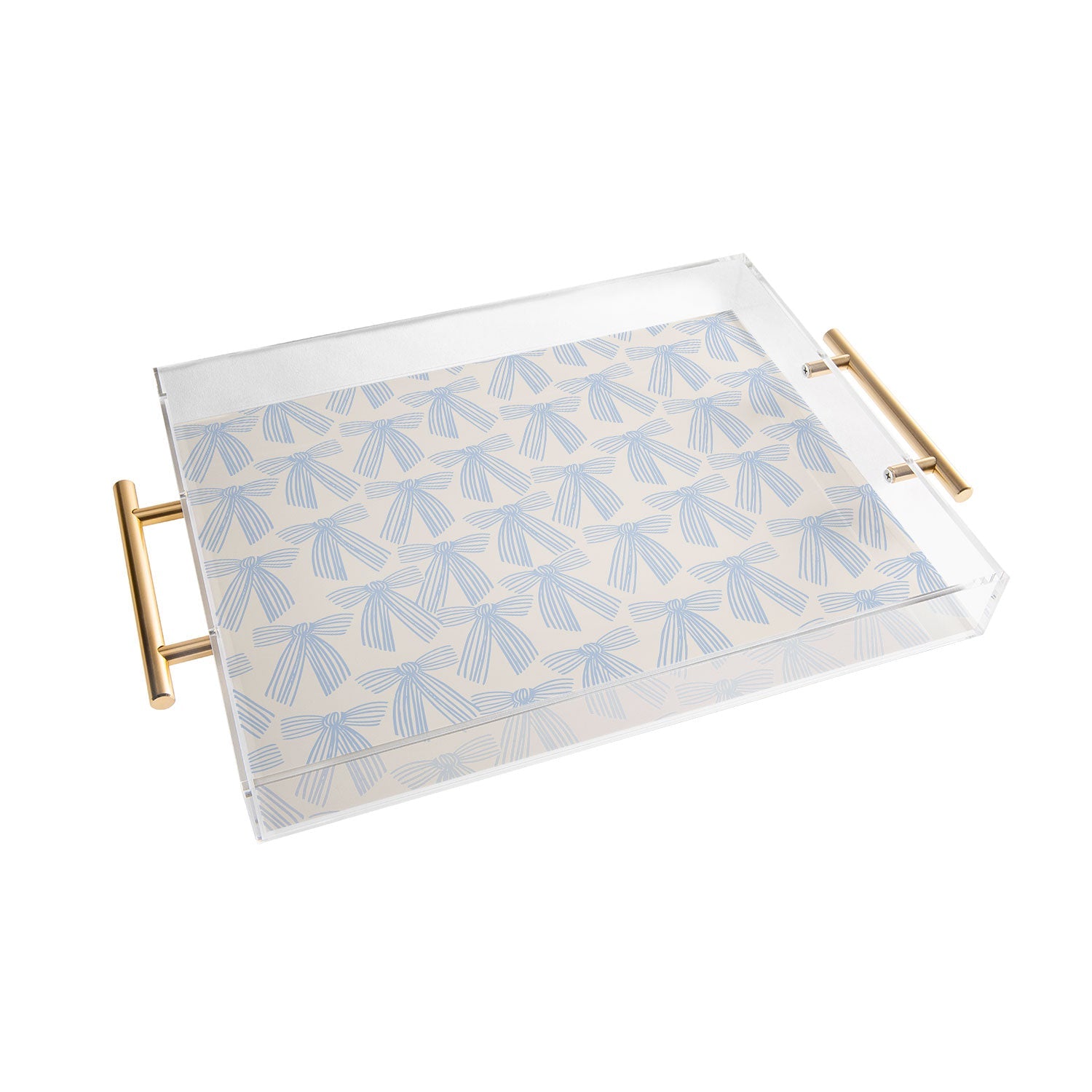 ThirtyOne Illustrations baubles bows bn artboard 2 Acrylic Tray