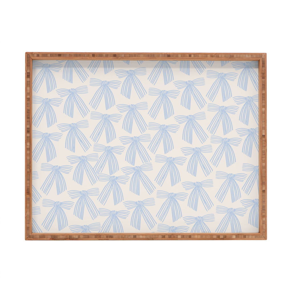 ThirtyOne Illustrations baubles bows bn artboard 2 Rectangular Tray
