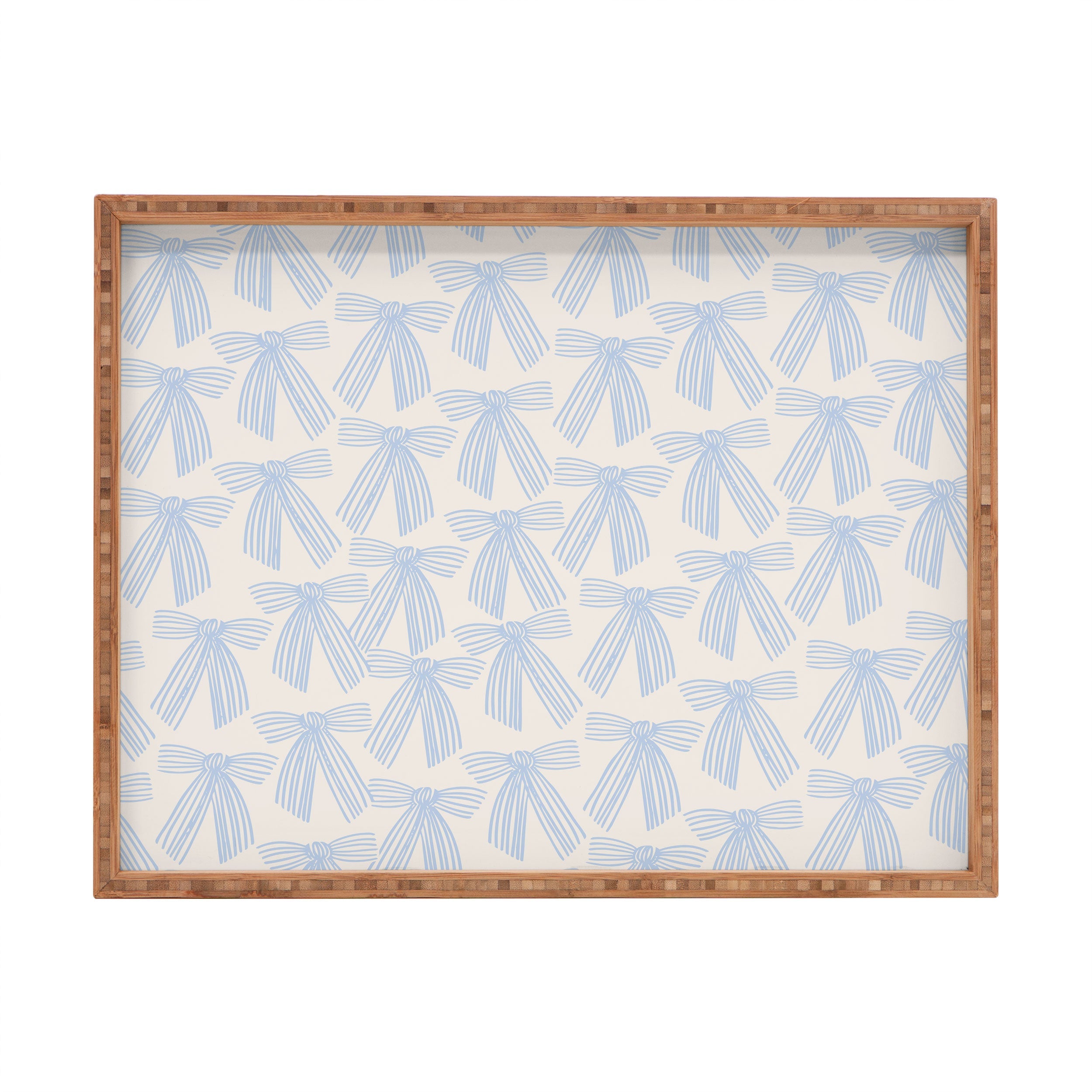 ThirtyOne Illustrations baubles bows bn artboard 2 Rectangular Tray