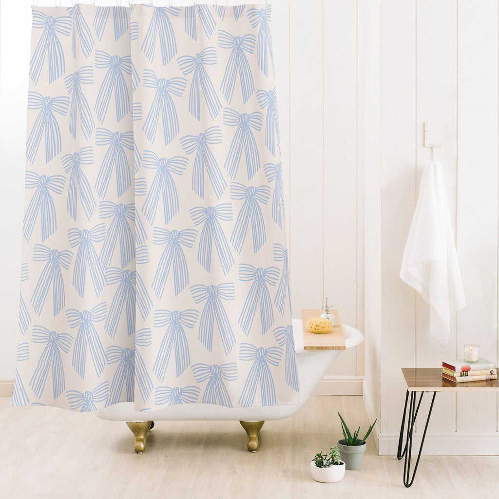 ThirtyOne Illustrations baubles bows bn artboard 2 Shower Curtain