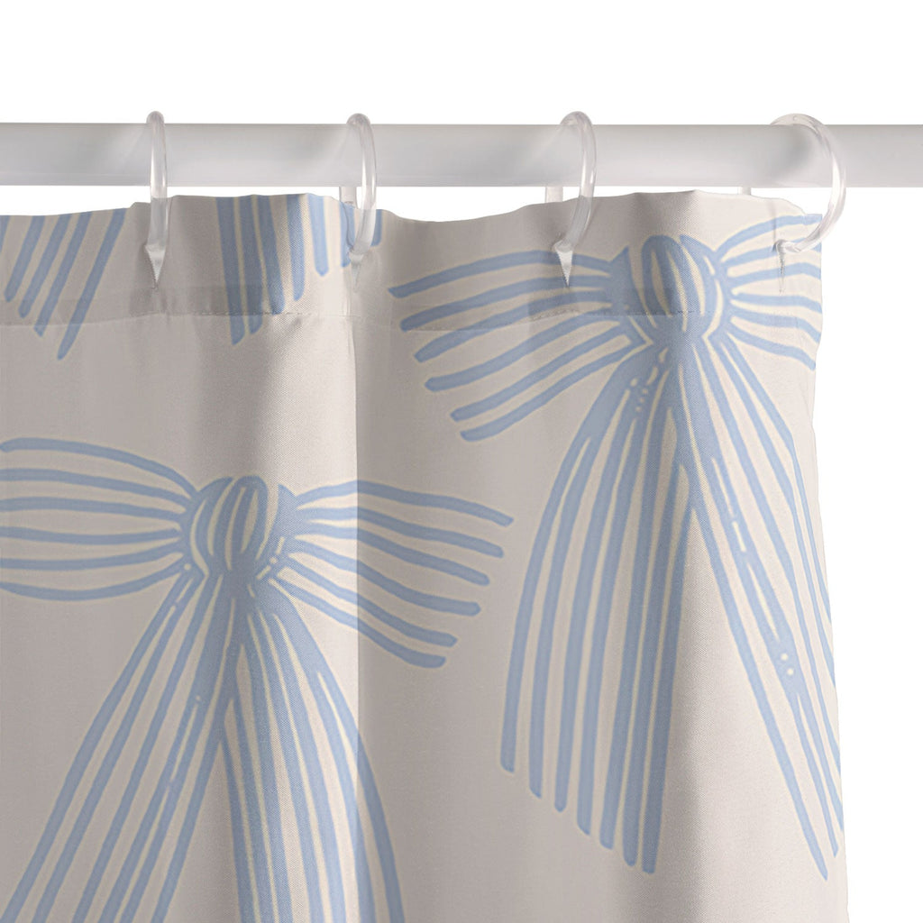 ThirtyOne Illustrations baubles bows bn artboard 2 Shower Curtain