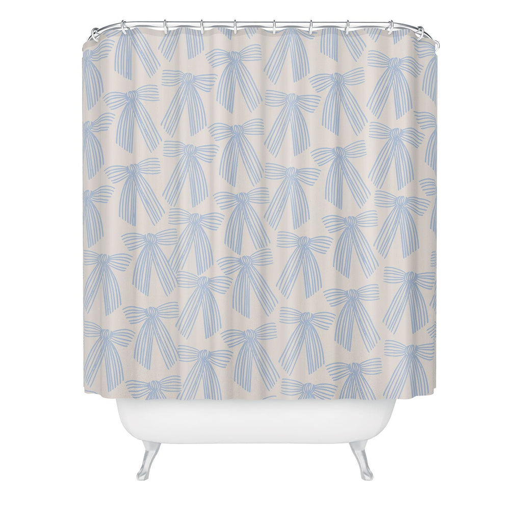 ThirtyOne Illustrations baubles bows bn artboard 2 Shower Curtain