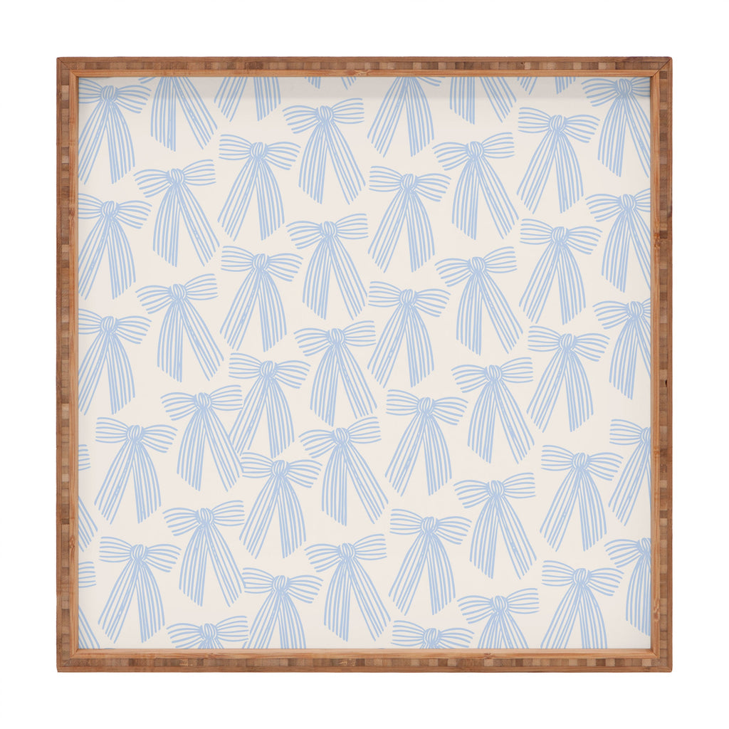 ThirtyOne Illustrations baubles bows bn artboard 2 Square Tray