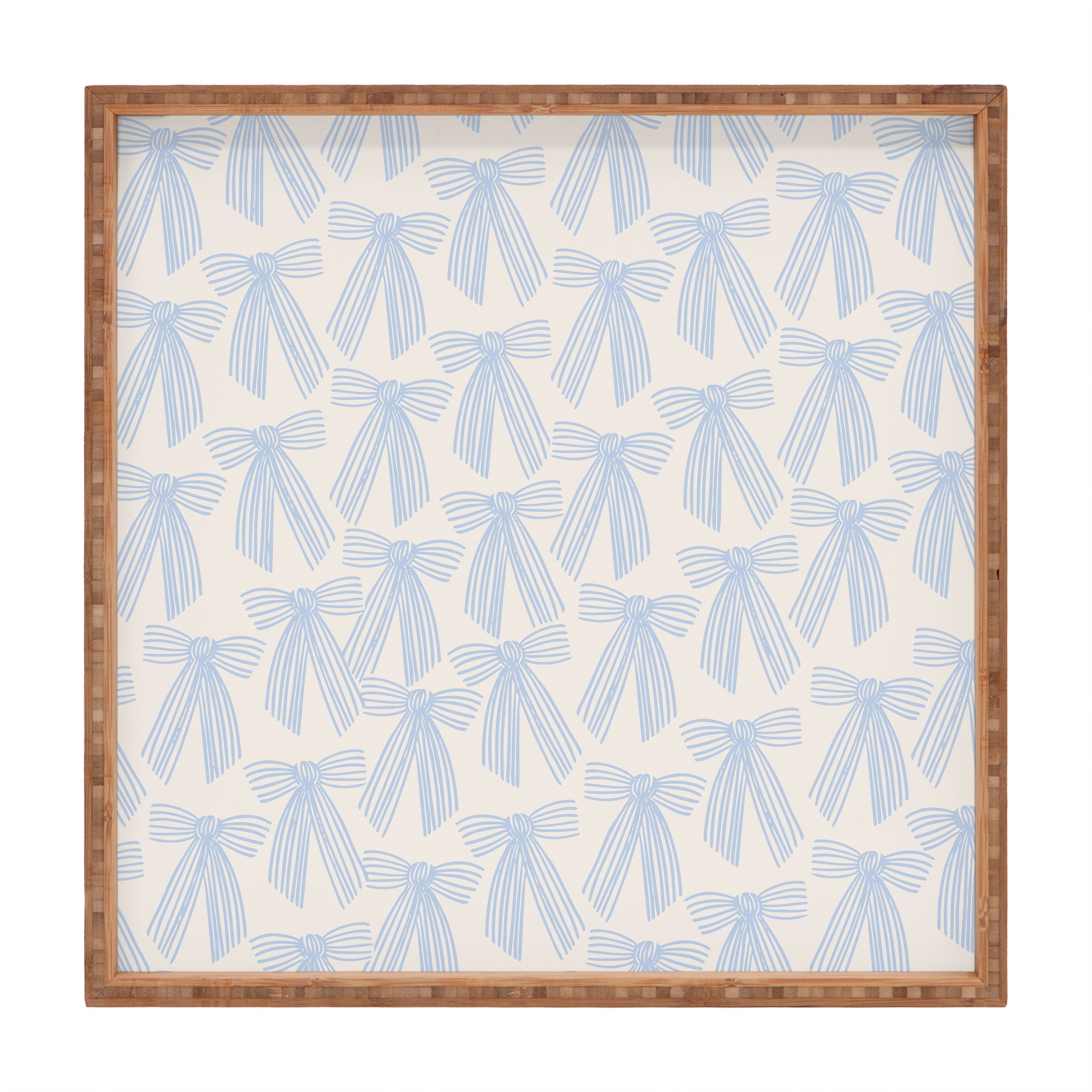 ThirtyOne Illustrations baubles bows bn artboard 2 Square Tray