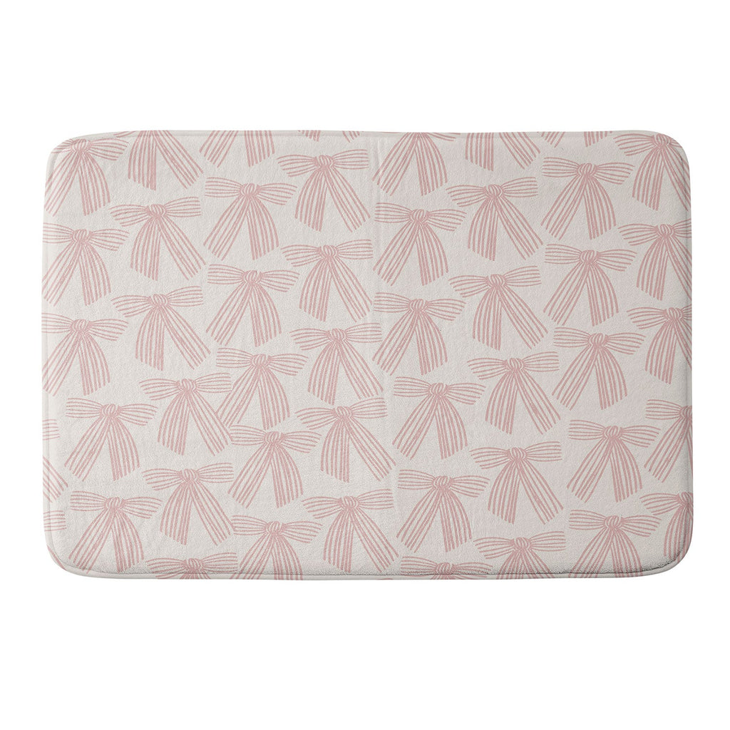 ThirtyOne Illustrations baubles bows bn artboard 3 Memory Foam Bath Mat