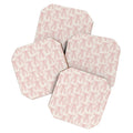 ThirtyOne Illustrations baubles bows bn artboard 3 Coaster Set