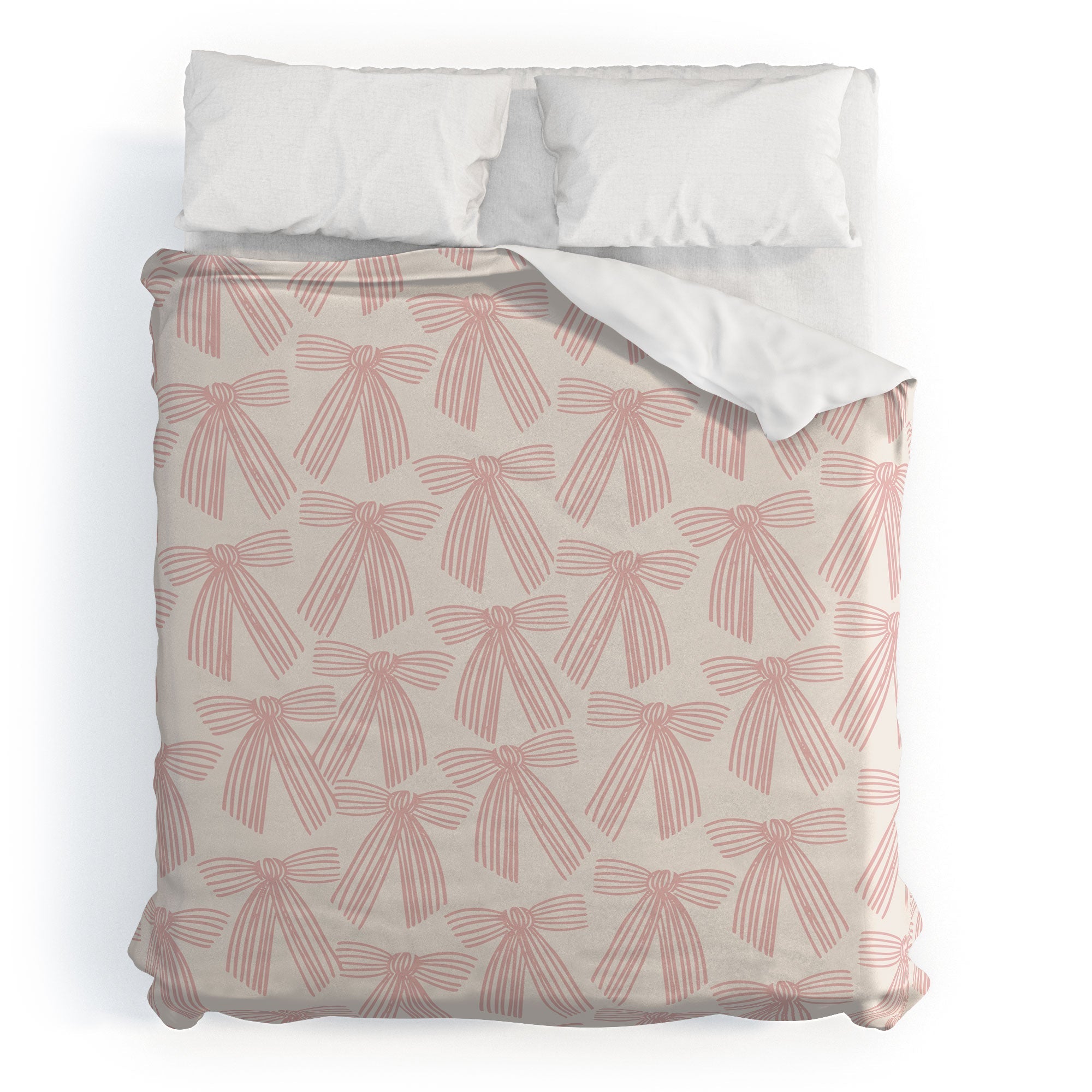 ThirtyOne Illustrations baubles bows bn artboard 3 Duvet Cover