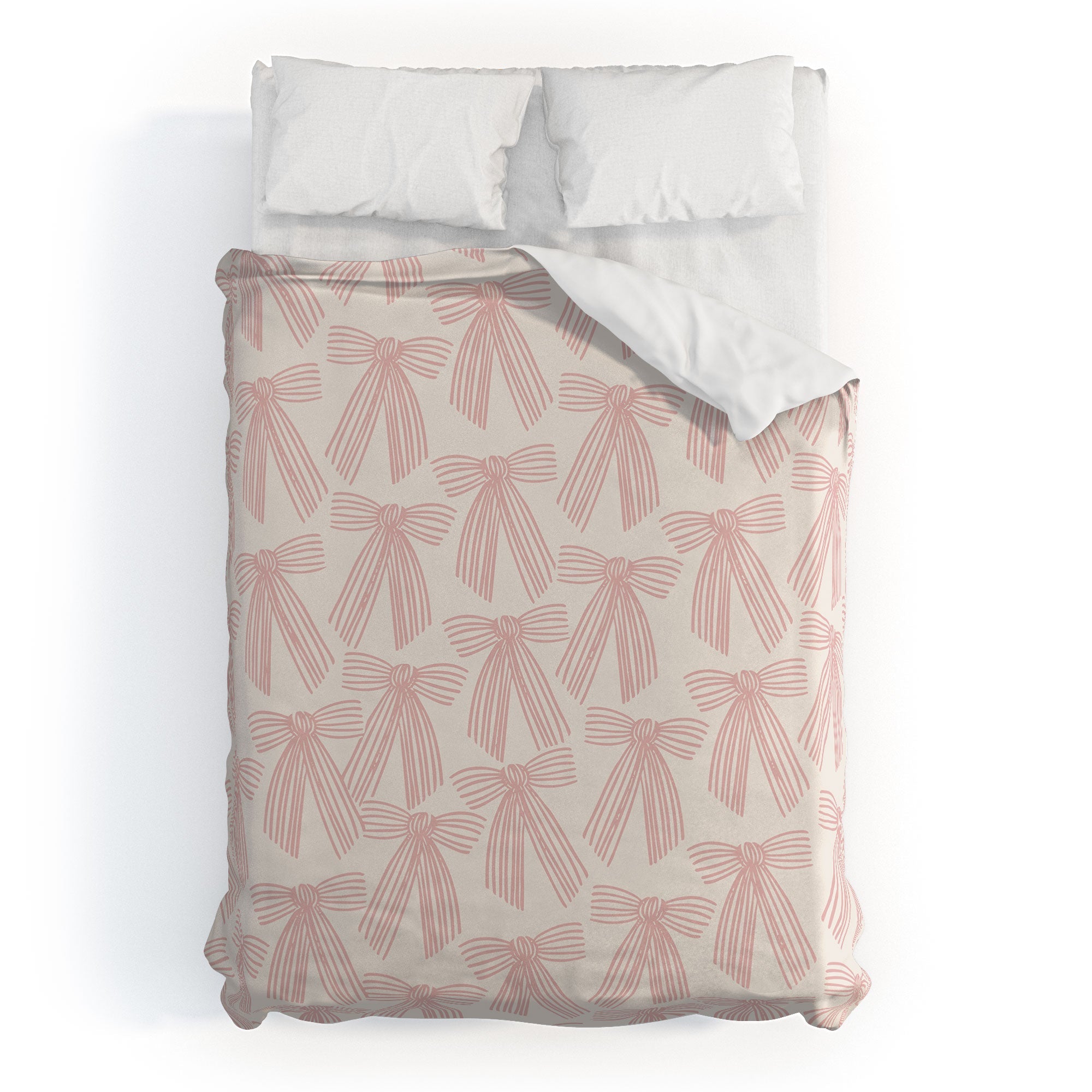 ThirtyOne Illustrations baubles bows bn artboard 3 Duvet Cover