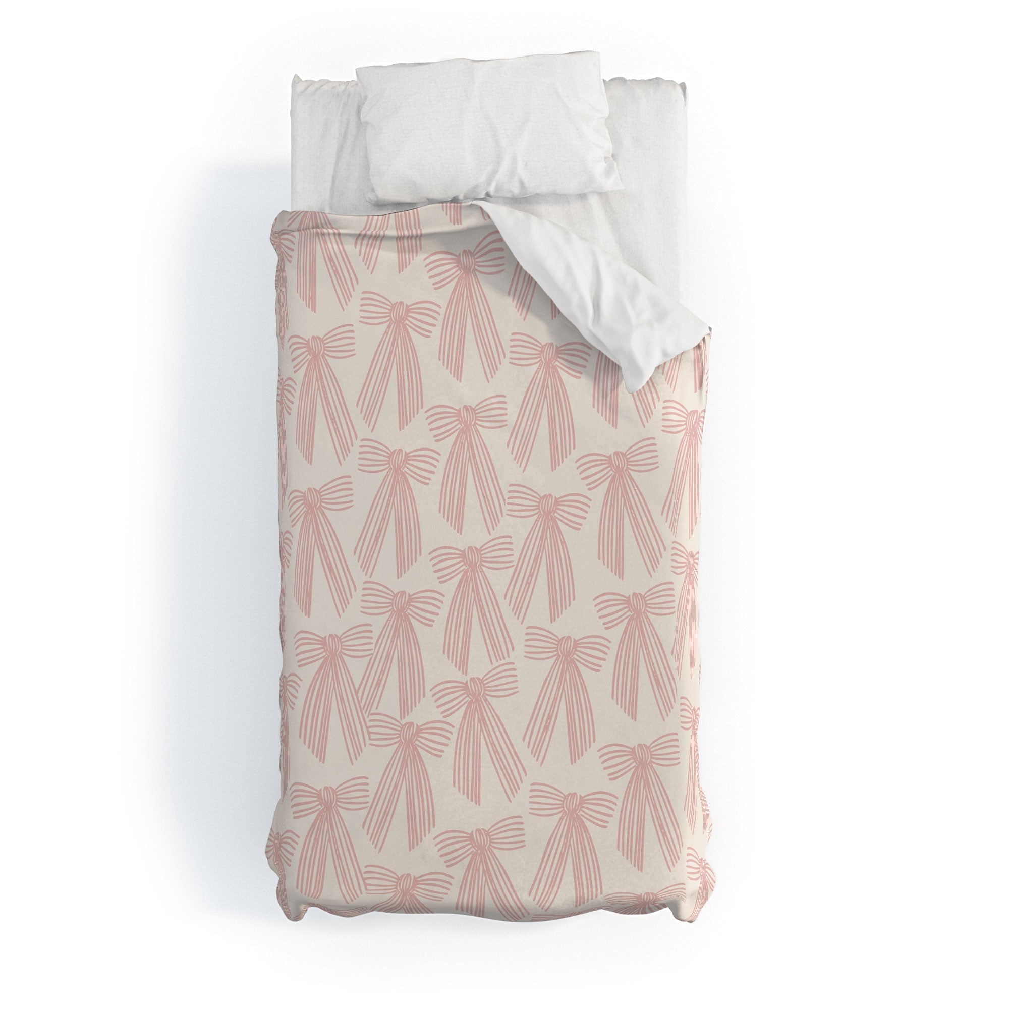 ThirtyOne Illustrations baubles bows bn artboard 3 Duvet Cover