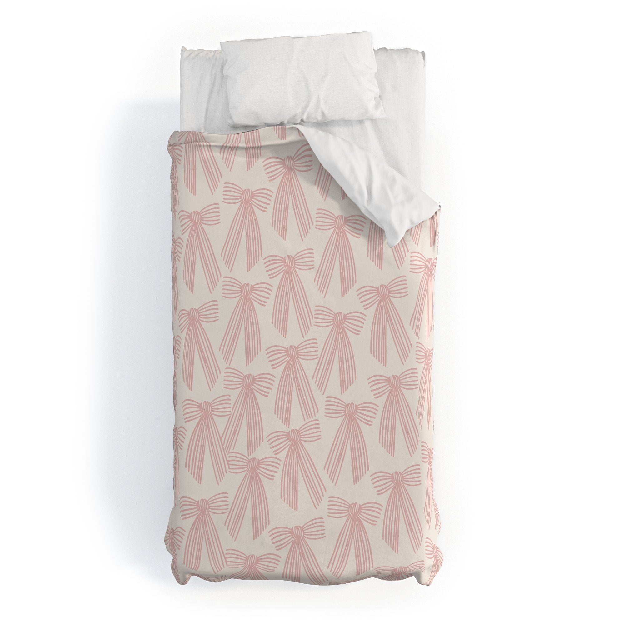 ThirtyOne Illustrations baubles bows bn artboard 3 Duvet Cover