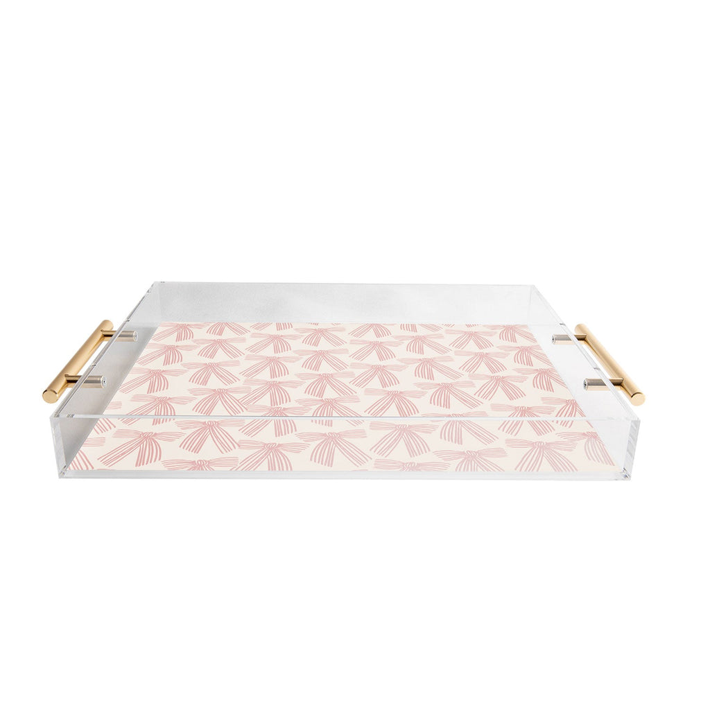 ThirtyOne Illustrations baubles bows bn artboard 3 Acrylic Tray