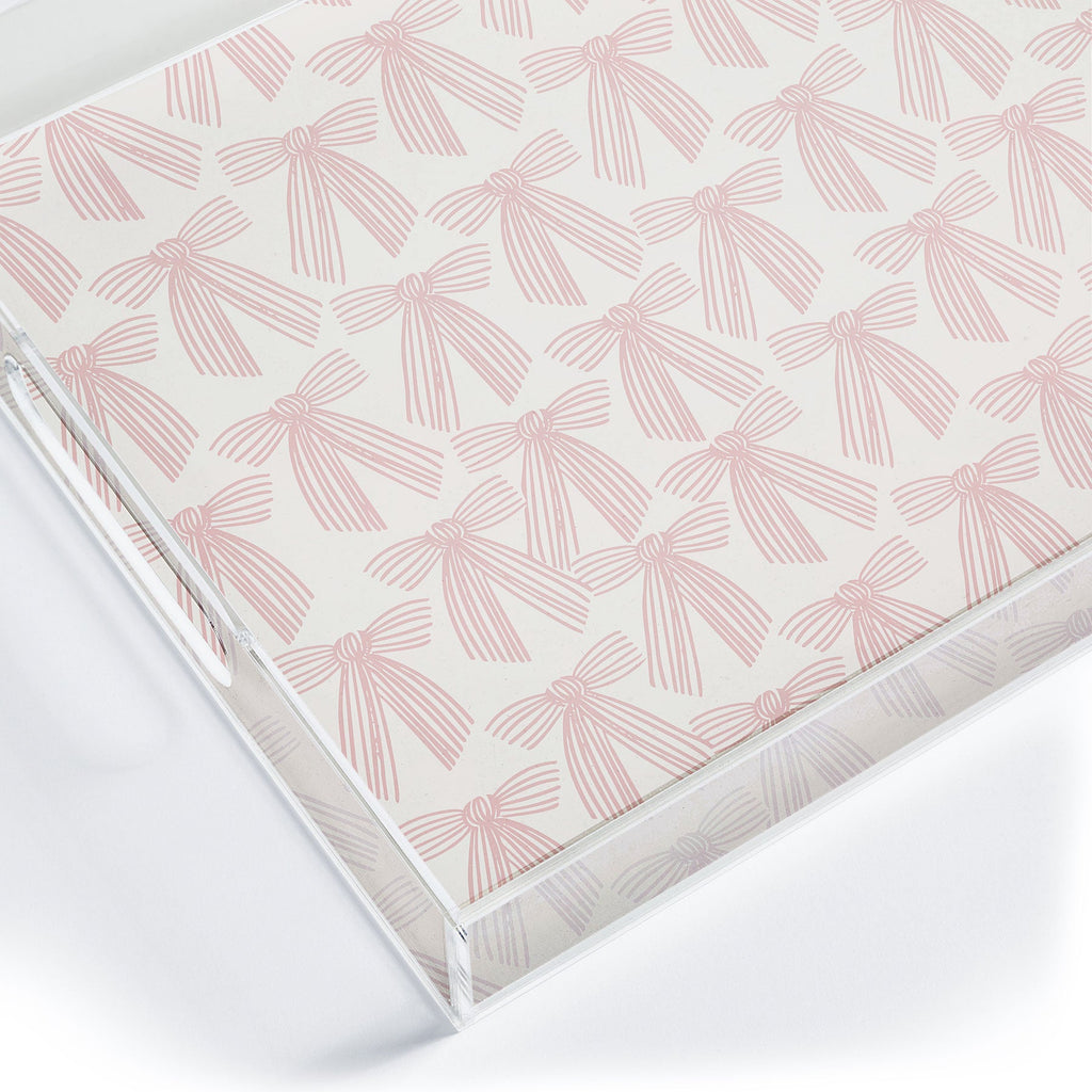 ThirtyOne Illustrations baubles bows bn artboard 3 Acrylic Tray