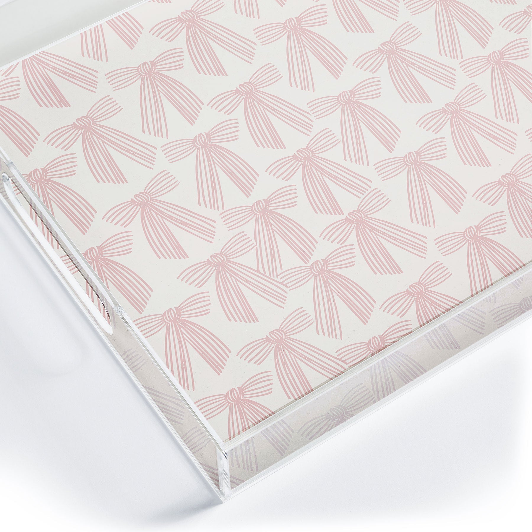 ThirtyOne Illustrations baubles bows bn artboard 3 Acrylic Tray