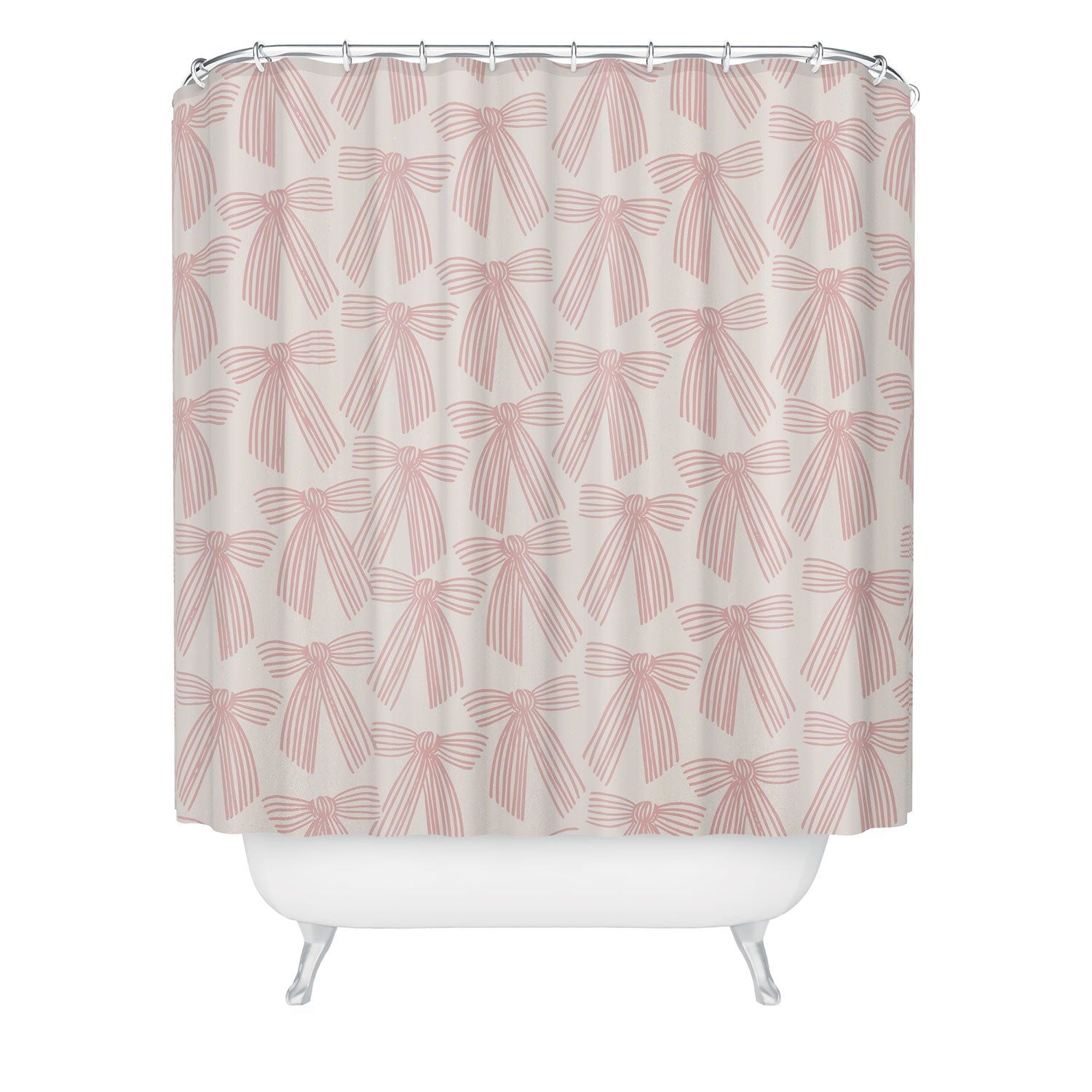 ThirtyOne Illustrations baubles bows bn artboard 3 Shower Curtain