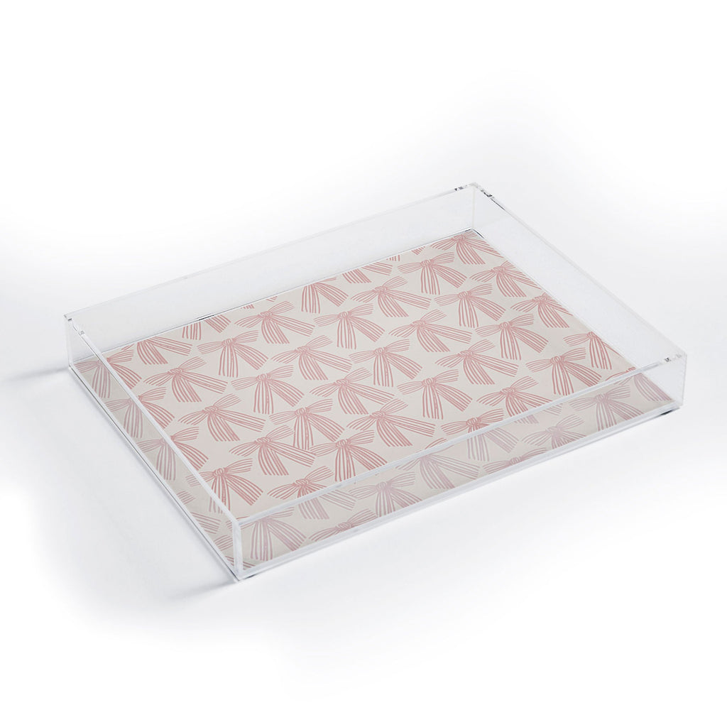 ThirtyOne Illustrations baubles bows bn artboard 3 Acrylic Tray