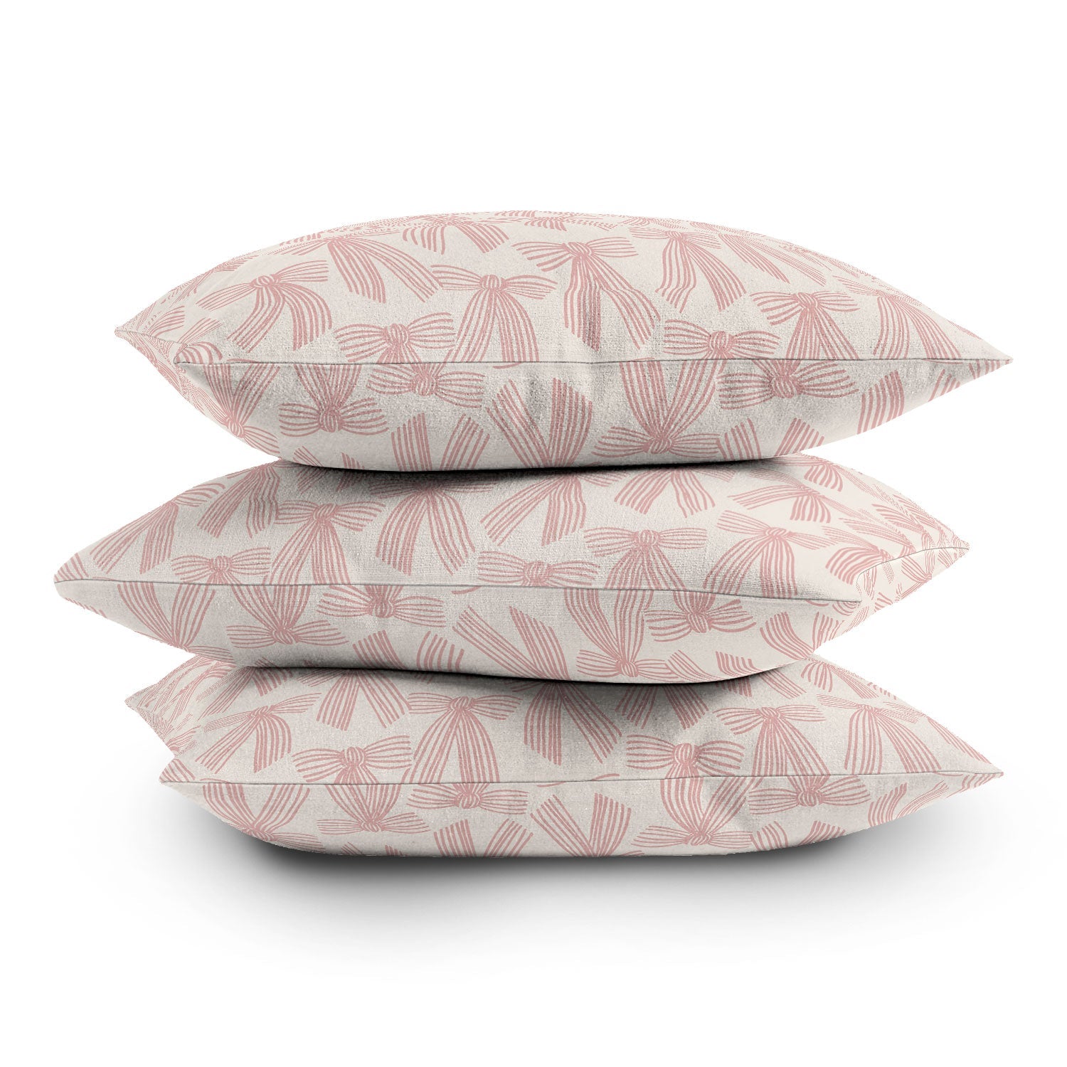 ThirtyOne Illustrations baubles bows bn artboard 3 Outdoor Throw Pillow