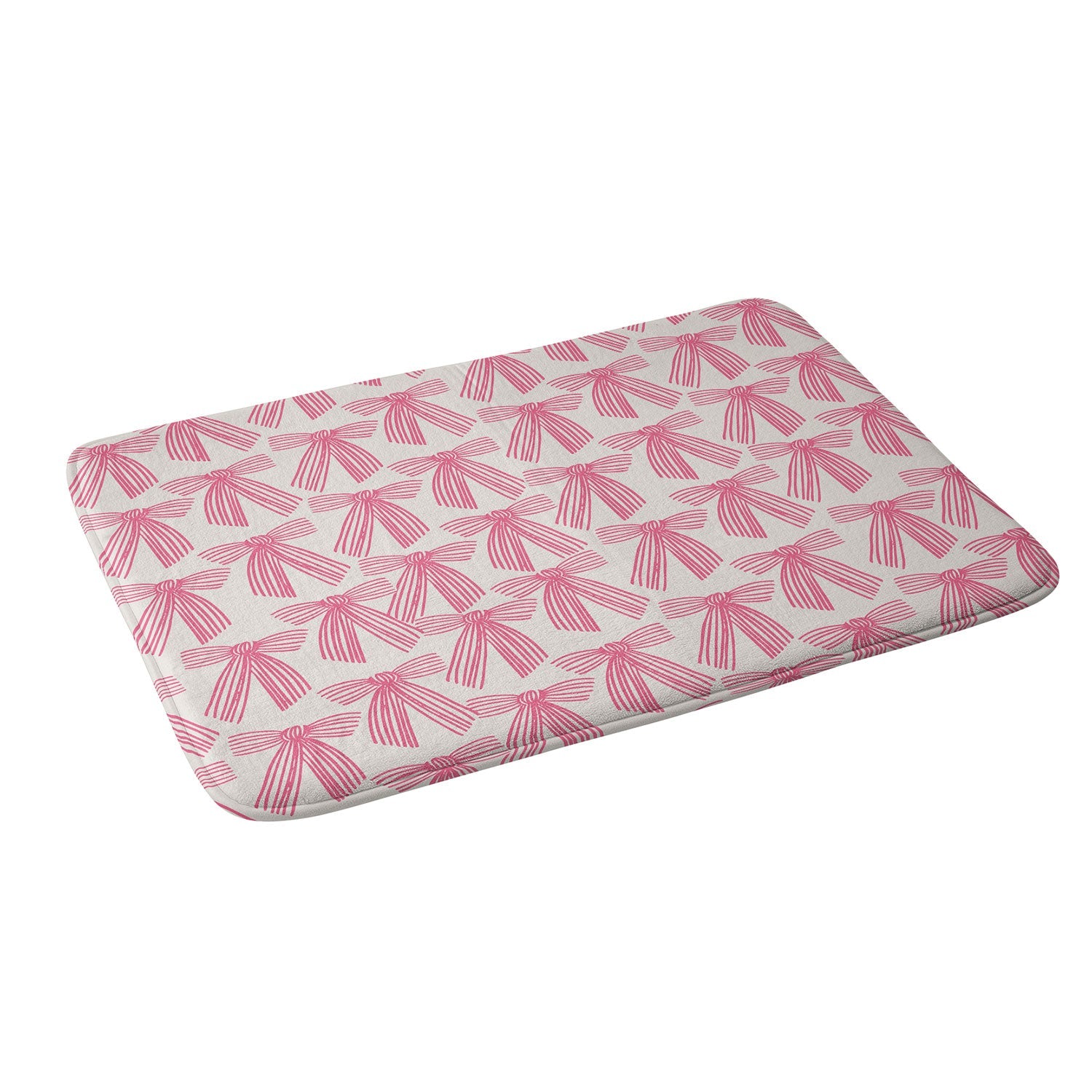 ThirtyOne Illustrations baubles bows bn artboard 5 Memory Foam Bath Mat