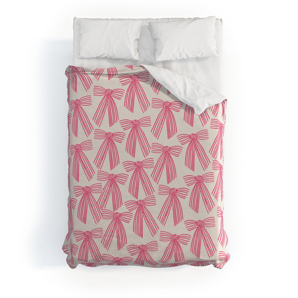 ThirtyOne Illustrations baubles bows bn artboard 5 Duvet Cover