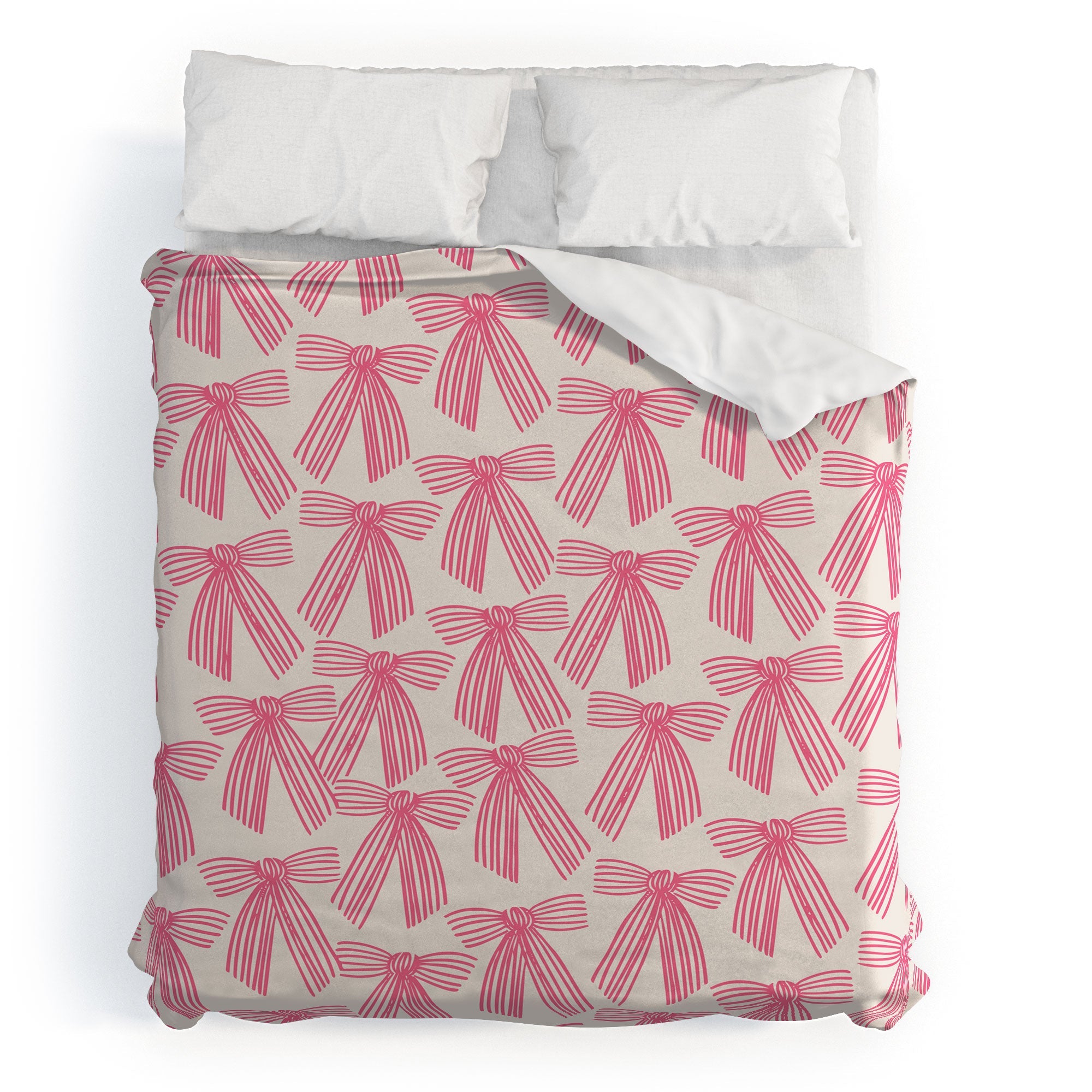 ThirtyOne Illustrations baubles bows bn artboard 5 Duvet Cover