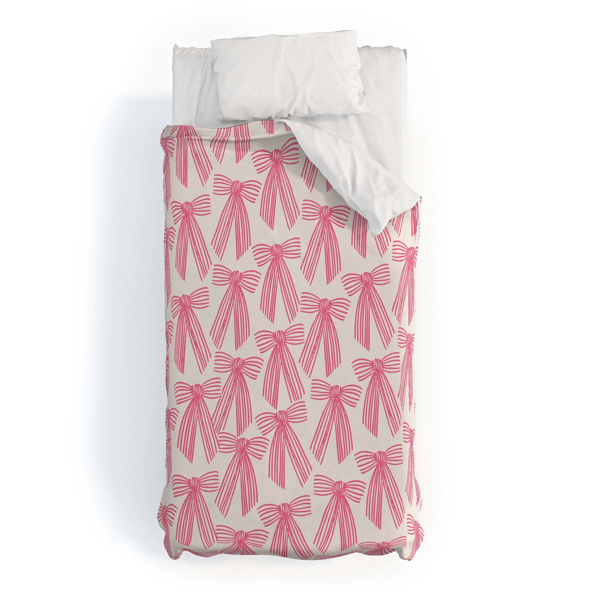 ThirtyOne Illustrations baubles bows bn artboard 5 Duvet Cover