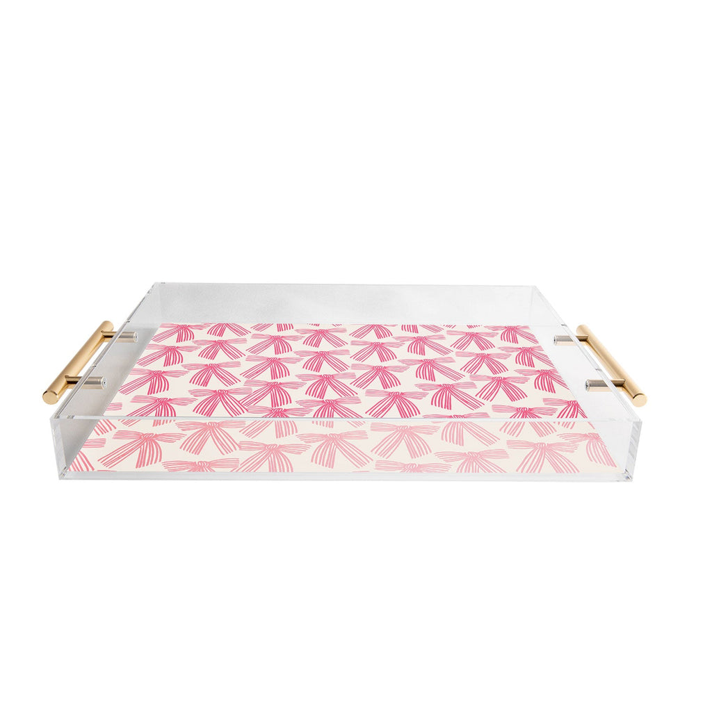 ThirtyOne Illustrations baubles bows bn artboard 5 Acrylic Tray