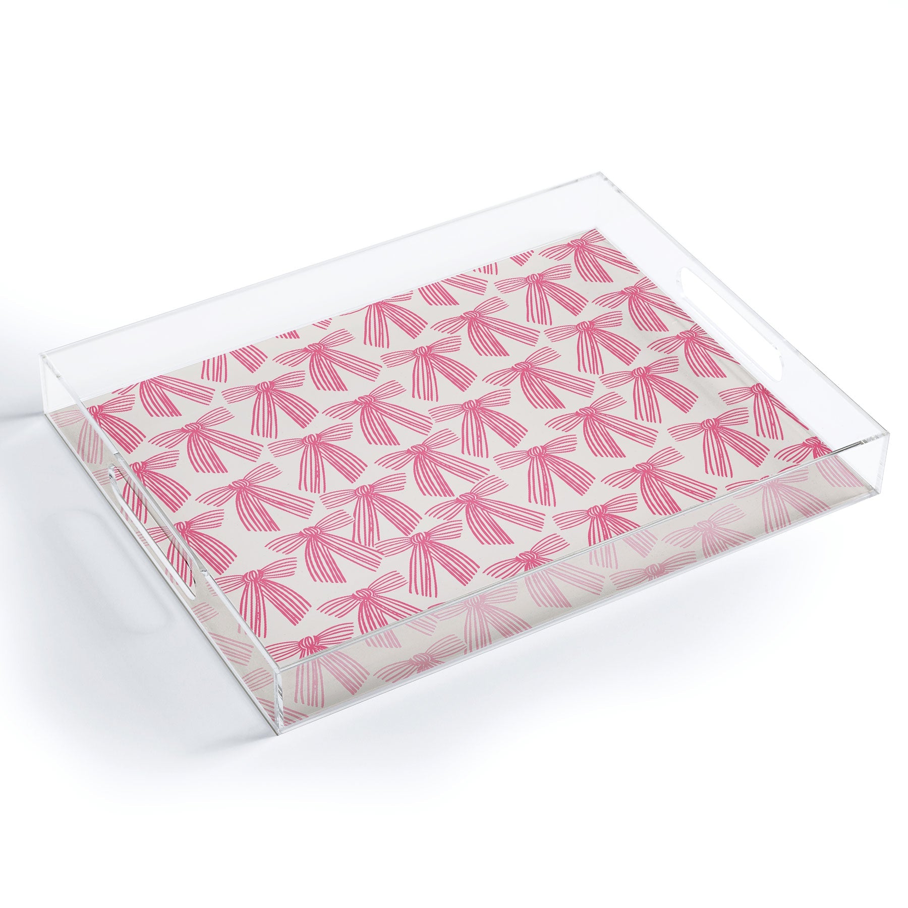 ThirtyOne Illustrations baubles bows bn artboard 5 Acrylic Tray