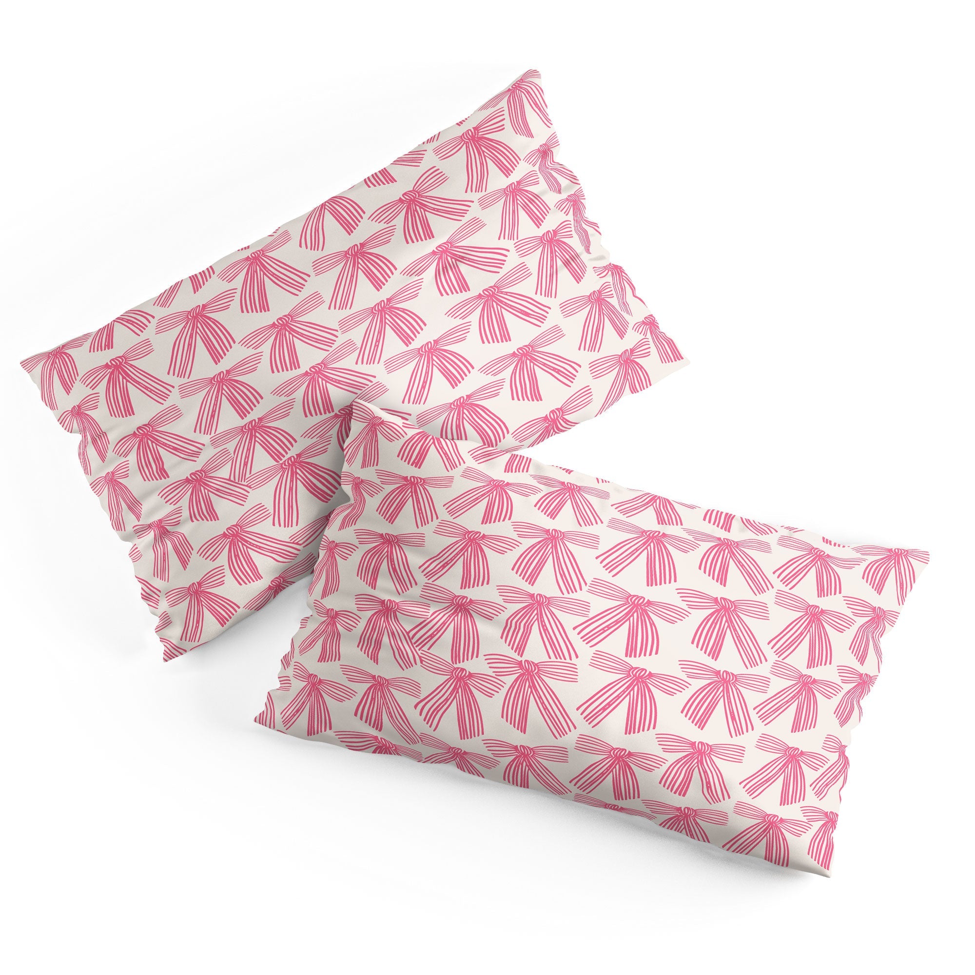 ThirtyOne Illustrations baubles bows bn artboard 5 Pillow Shams