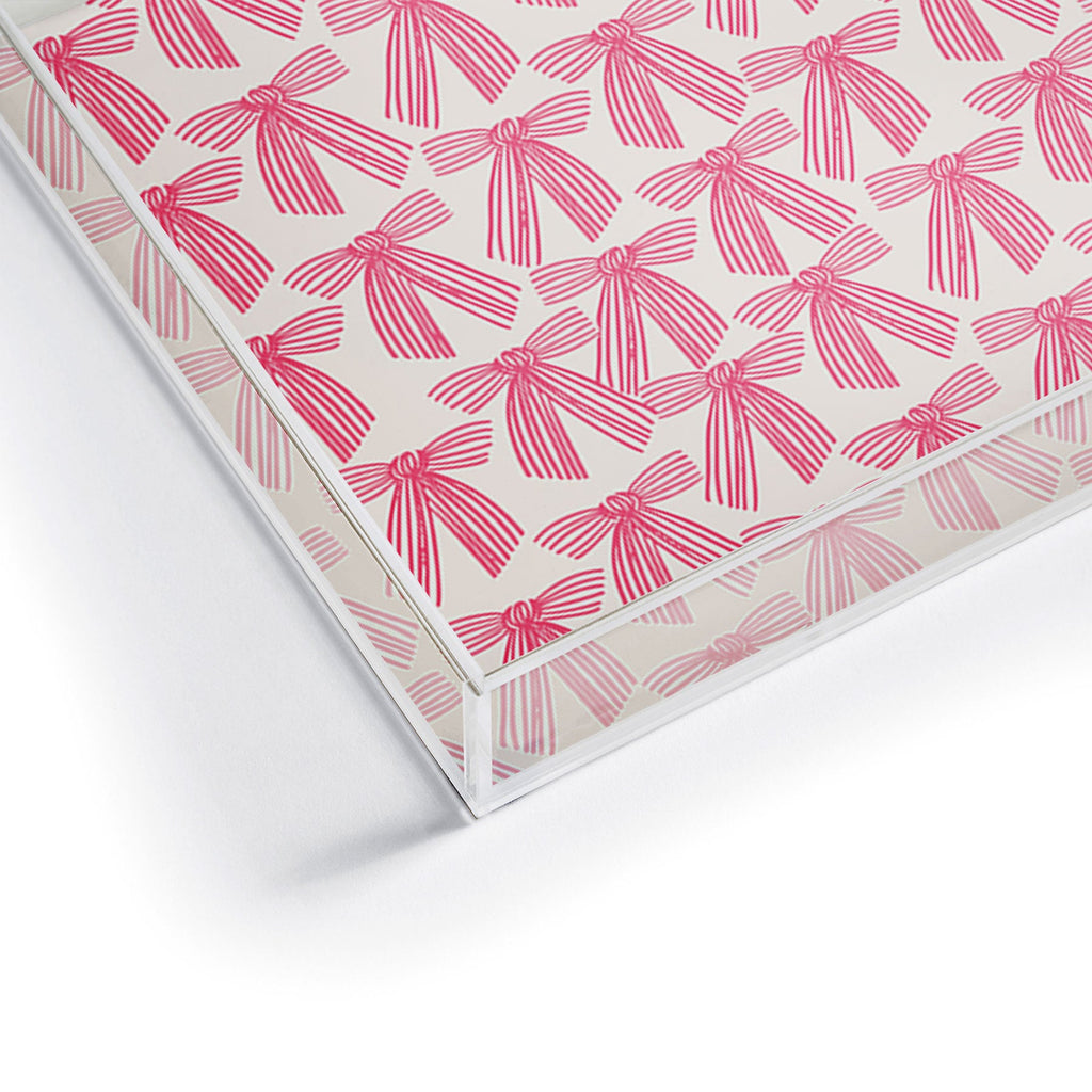 ThirtyOne Illustrations baubles bows bn artboard 5 Acrylic Tray