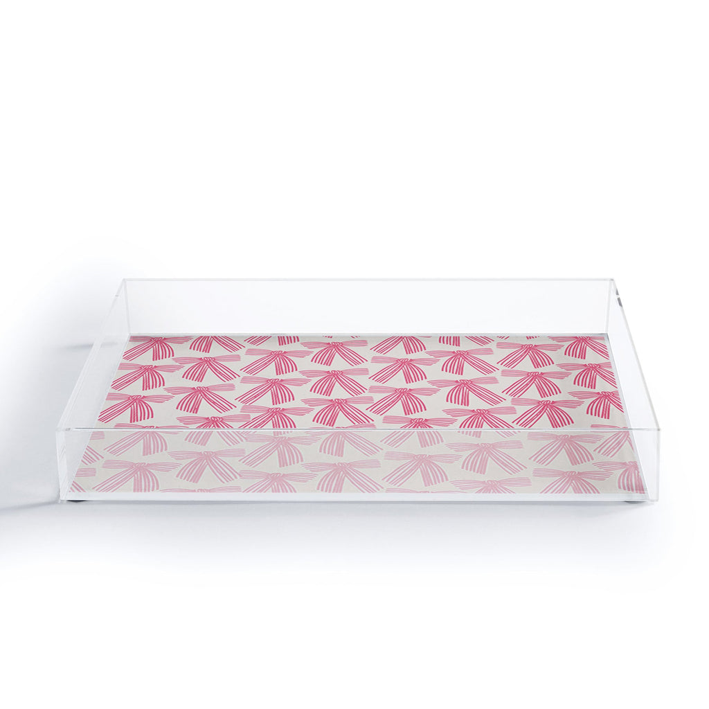 ThirtyOne Illustrations baubles bows bn artboard 5 Acrylic Tray